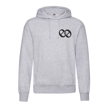 EE Fruit of the Loom Hoodie Grå 